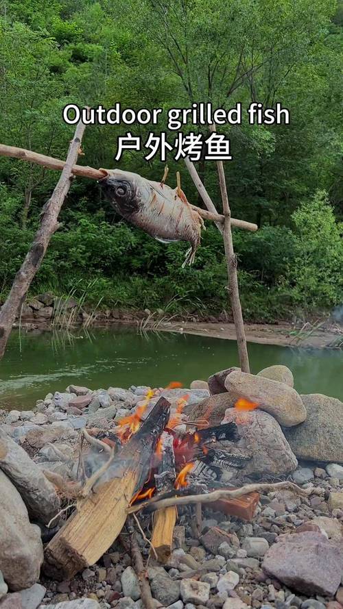 武进太湖湾营地露天烧烤烤太湖白鱼