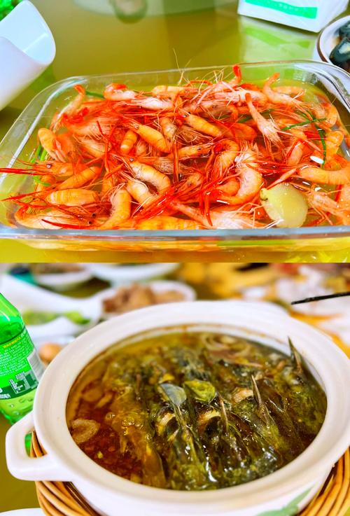 金坛长荡湖湖鲜馆清蒸大闸蟹配湖虾餐食