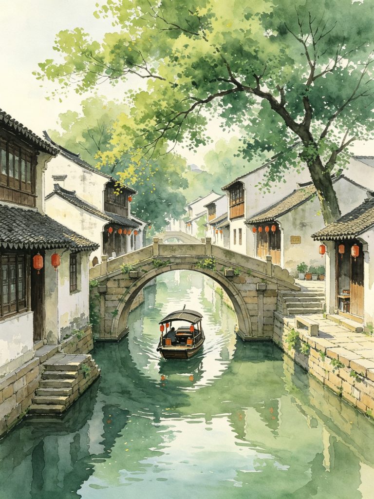 别桥镇（溧阳，长荡湖东岸）